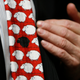 A politician sporting the black sheep tie in the Swiss parliament, 2007.
